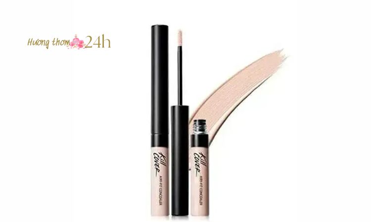 Kem che khuyết điểm tự nhiên clio kill cover airy-fit concealer 3g